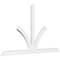 Ekena Millwork Richland Architectural Grade PVC Gable Bracket, 84"W x 49"H x 2"D x 4"F, 14/12 Pitch GBP084X49X0204RIC00 - alternate 1